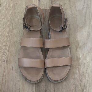 Soludos Tan Leather Sandals